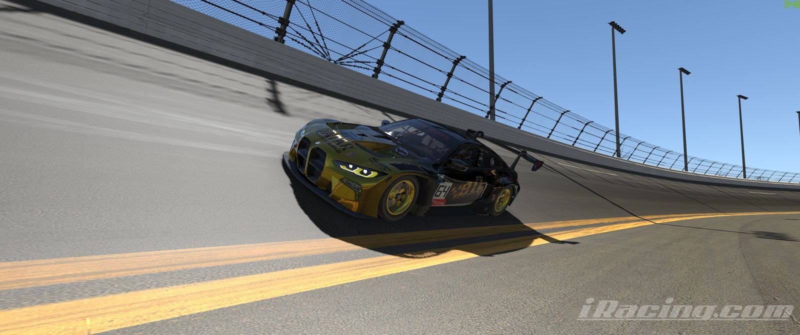 BTEC Racing car on the Daytona banking