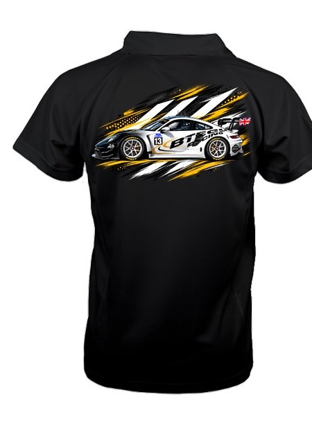 BTEC Polo V1, back with car graphic